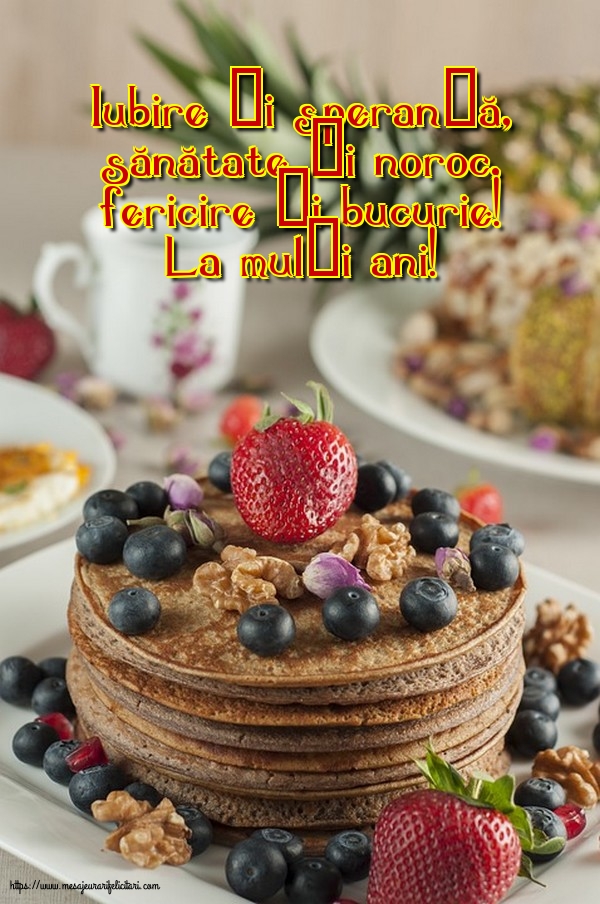 La mulți ani!