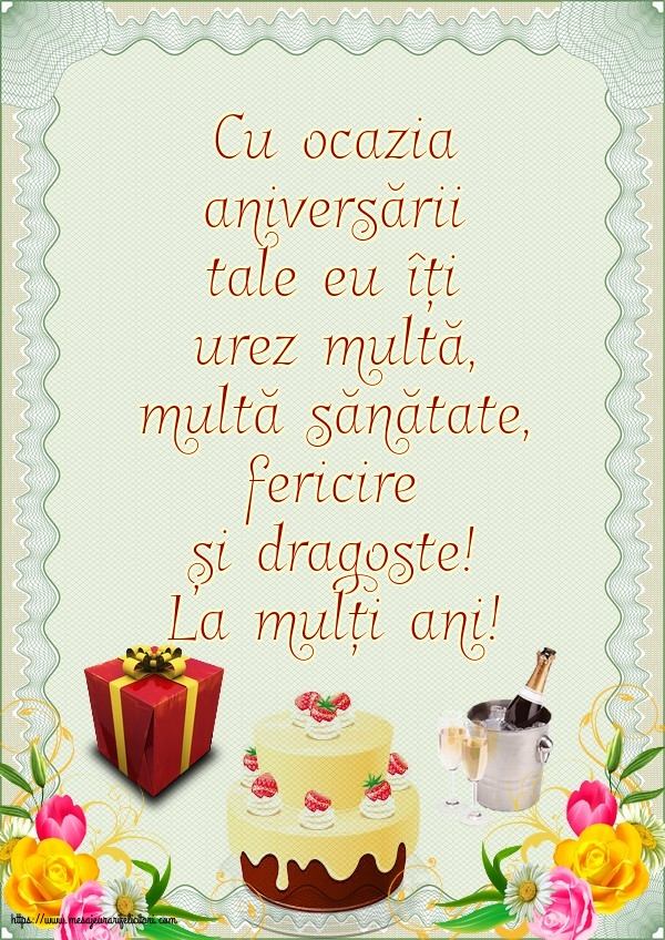 La multi ani La mulți ani!