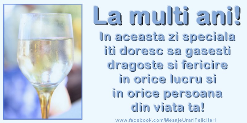 La multi ani!