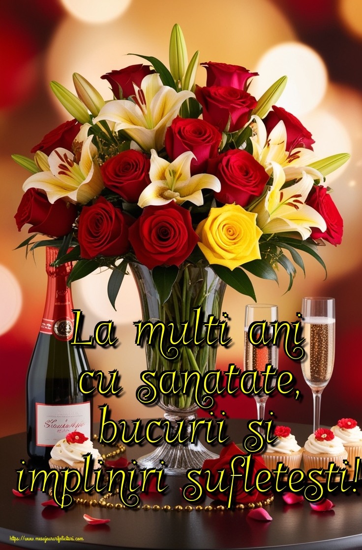 La multi ani cu sanatate, bucurii si impliniri sufletesti!
