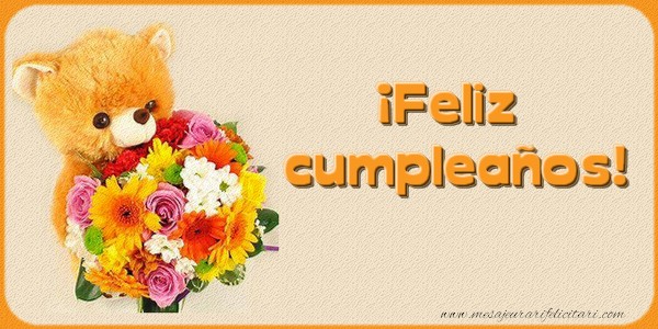 Felicitari de la multi ani in Spaniola - ¡Feliz cumpleaños!