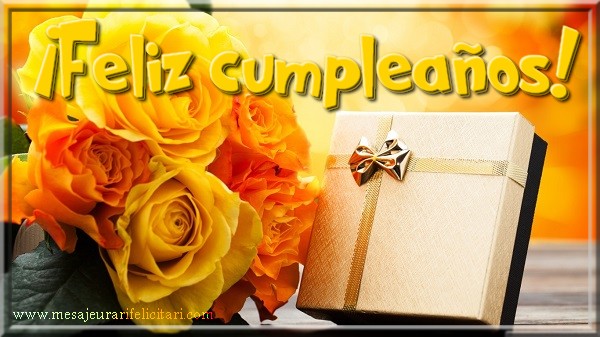 Felicitari de la multi ani in Spaniola - ¡Feliz cumpleaños!