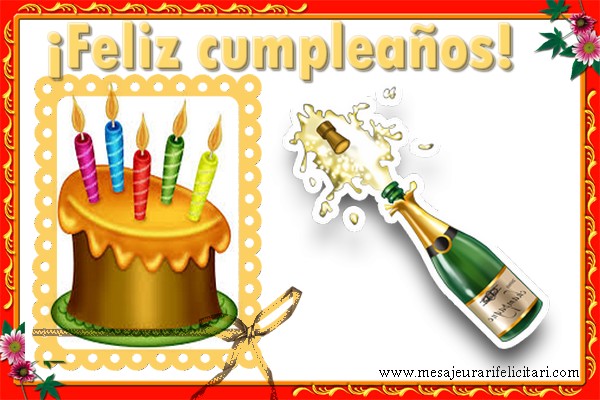 Felicitari de la multi ani in Spaniola - ¡Feliz cumpleaños!