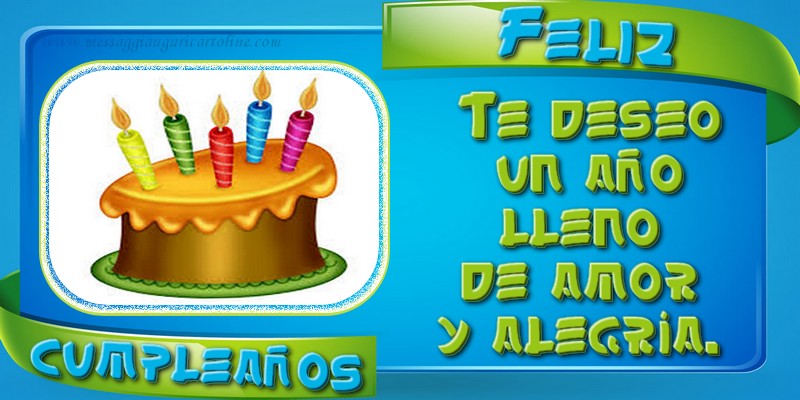 Felicitari de la multi ani in Spaniola - Feliz Cumpleaños