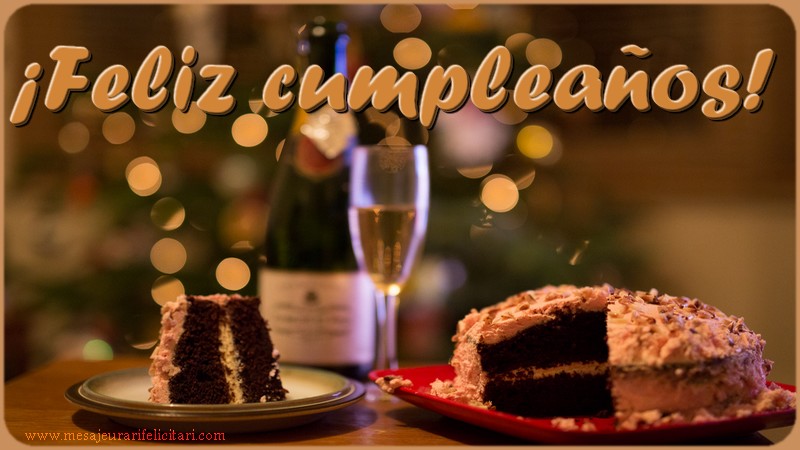 La multi ani in Spaniola - ¡Feliz cumpleaños!