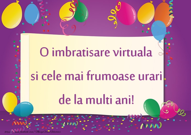 La multi ani O imbratisare virtuala