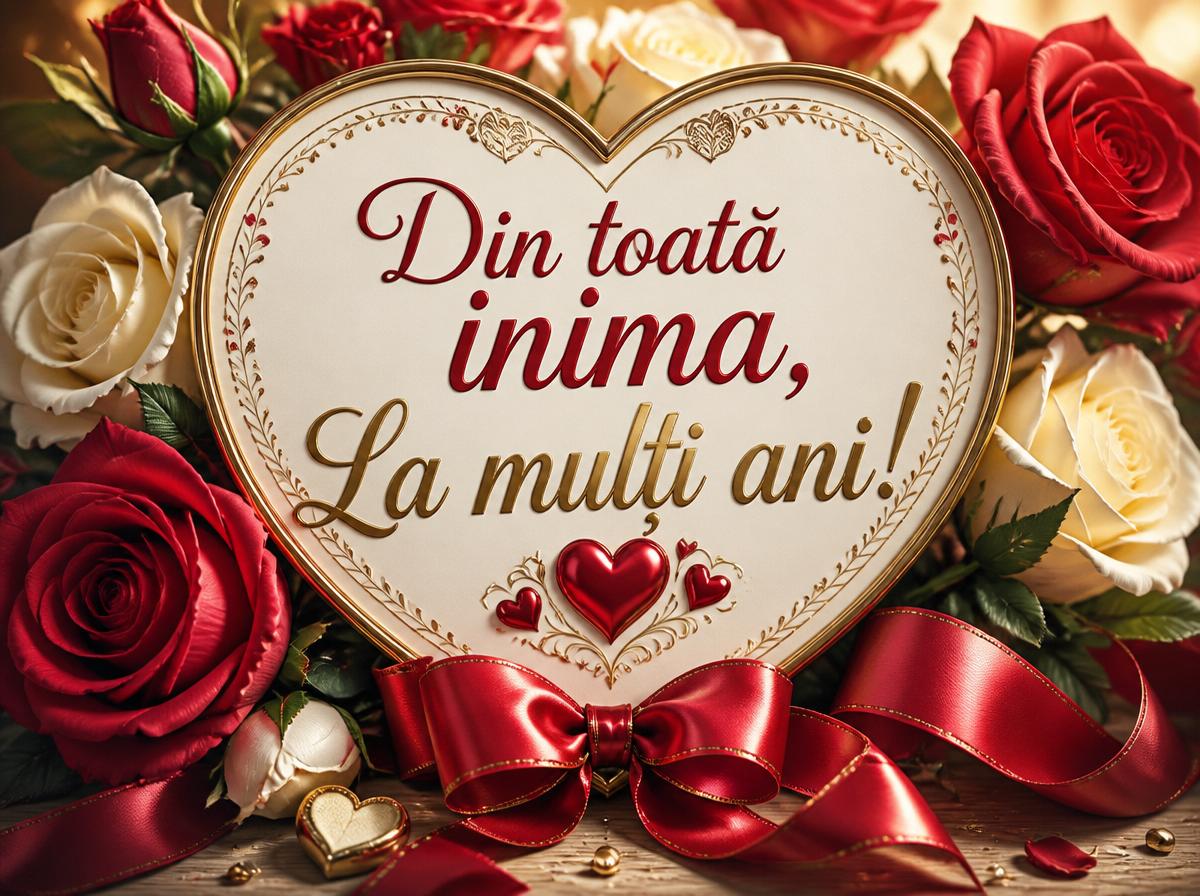 Felicitari de la multi ani - Din toată inima, La mulți ani! - mesajeurarifelicitari.com