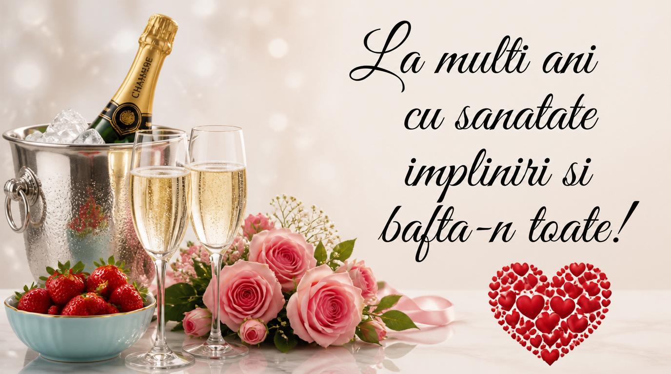 La multi ani La multi ani cu sanatate, impliniri si bafta-n toate!