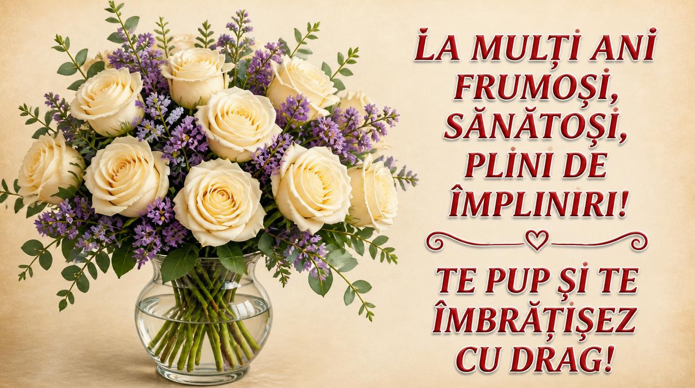 La multi ani frumosi, sanatosi, plini de impliniri!