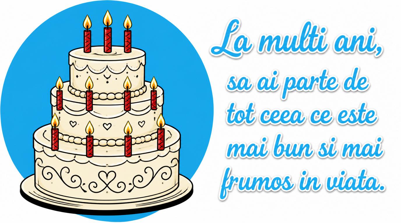 La multi ani La multi ani, sa ai parte de tot ceea ce este mai bun si mai frumos in viata