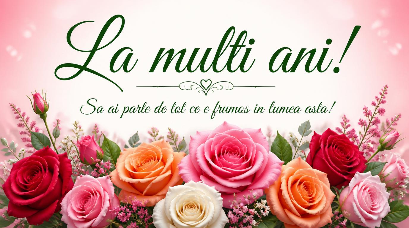 Felicitari de la multi ani - Sa ai parte de tot ce e frumos in lumea asta! - mesajeurarifelicitari.com