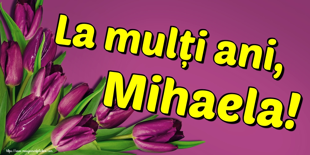 La mulți ani, Mihaela!