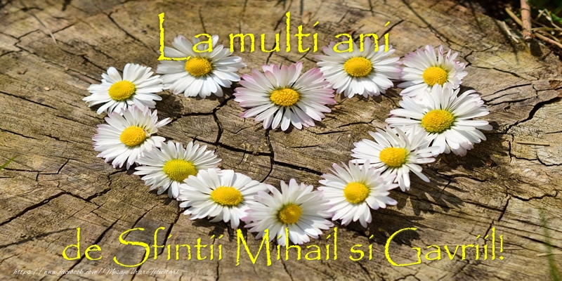 Felicitari de Sfintii Mihail si Gavril - La multi ani de Sfintii Mihail si Gavriil! - mesajeurarifelicitari.com