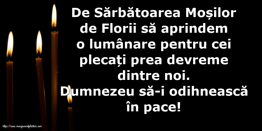 Dumnezeu să-i odihnească în pace!
