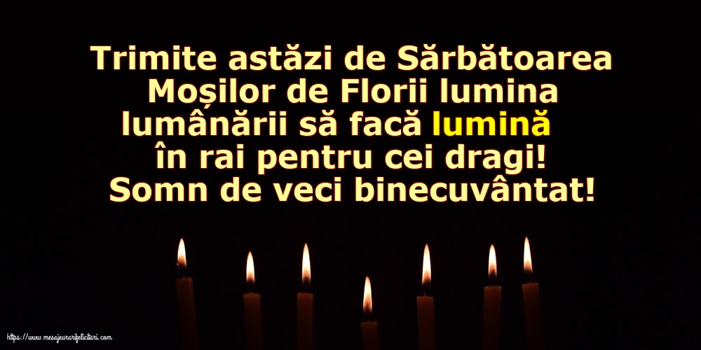 Somn de veci binecuvântat!