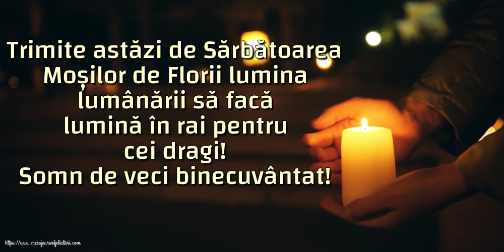 Somn de veci binecuvântat!