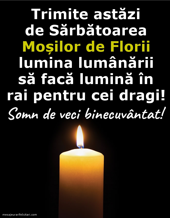 Somn de veci binecuvântat!