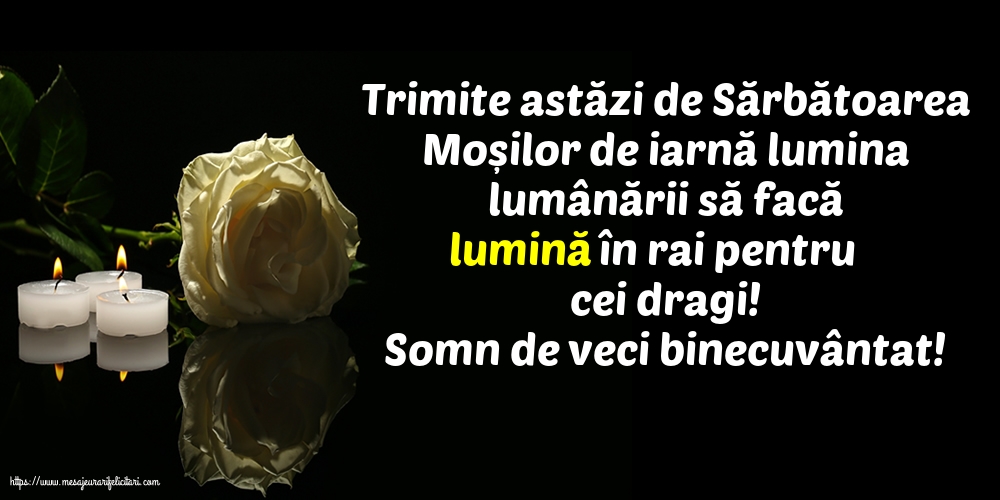 Somn de veci binecuvântat!