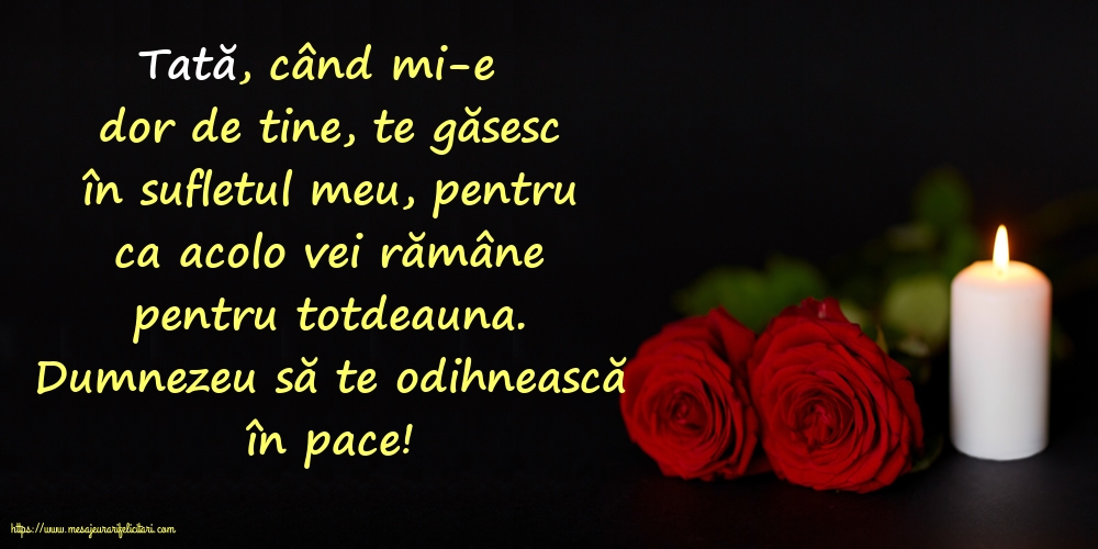 Moșii de toamnă Dumnezeu să te odihnească în pace!