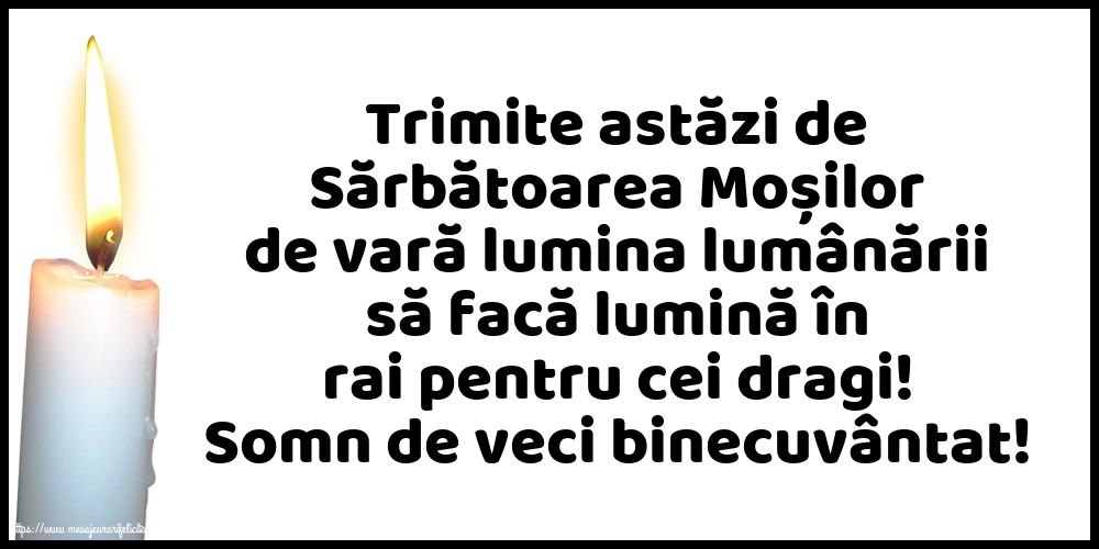 Somn de veci binecuvântat!