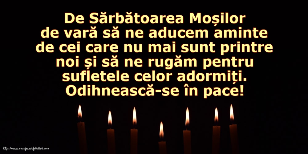 Odihnească-se în pace!