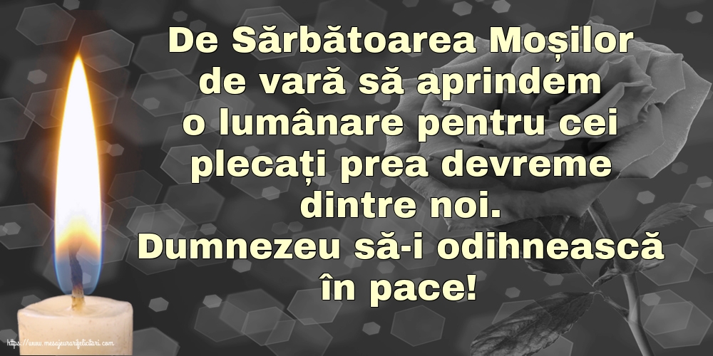 Imagini de Moșii de vară - Dumnezeu să-i odihnească în pace! - mesajeurarifelicitari.com