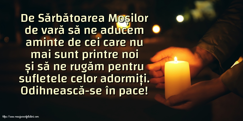 Odihnească-se în pace!