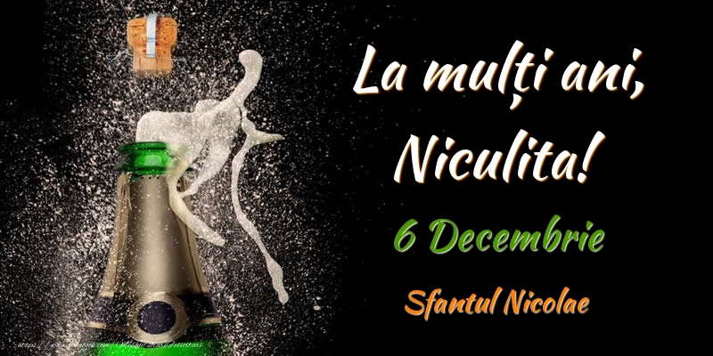 Felicitari de Mos Nicolae - La multi ani, Niculita! 6 Decembrie Sfantul Nicolae - mesajeurarifelicitari.com