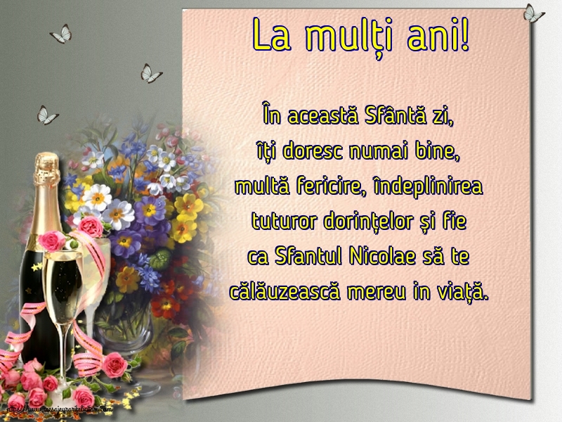 Felicitari de Mos Nicolae - La mulți ani! - mesajeurarifelicitari.com