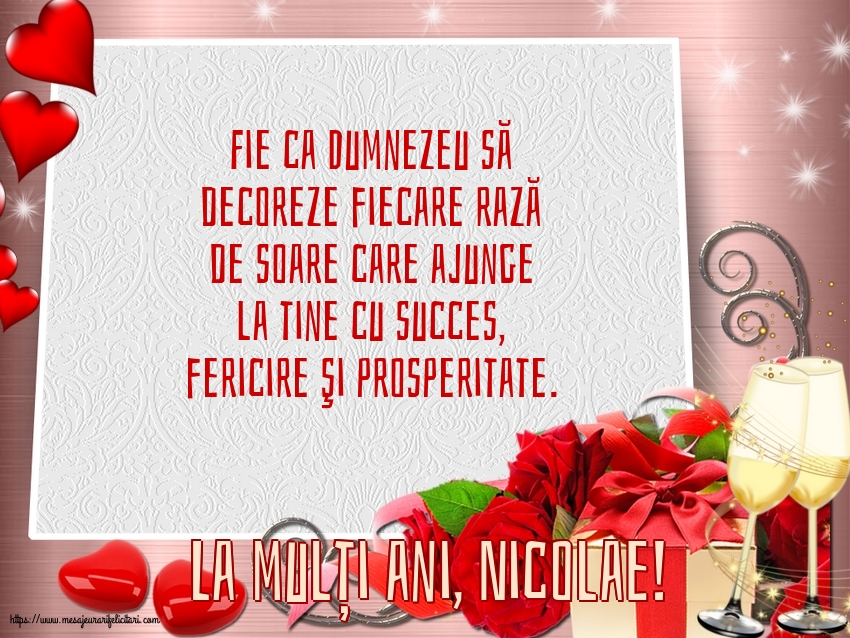 Felicitari de Mos Nicolae - La mulți ani, Nicolae! - mesajeurarifelicitari.com