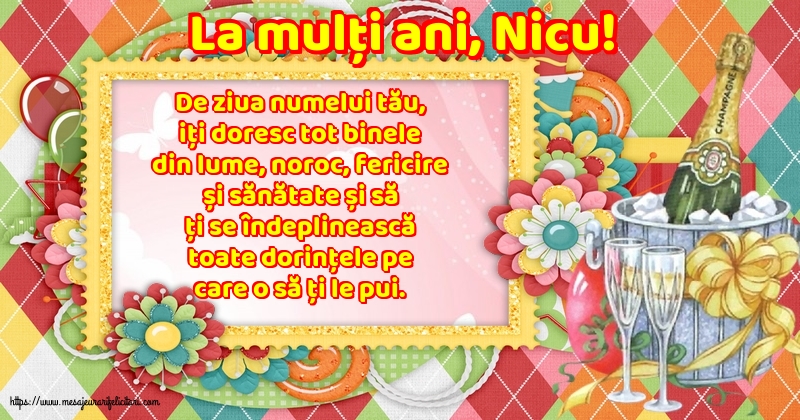 Mos Nicolae La mulți ani, Nicu!