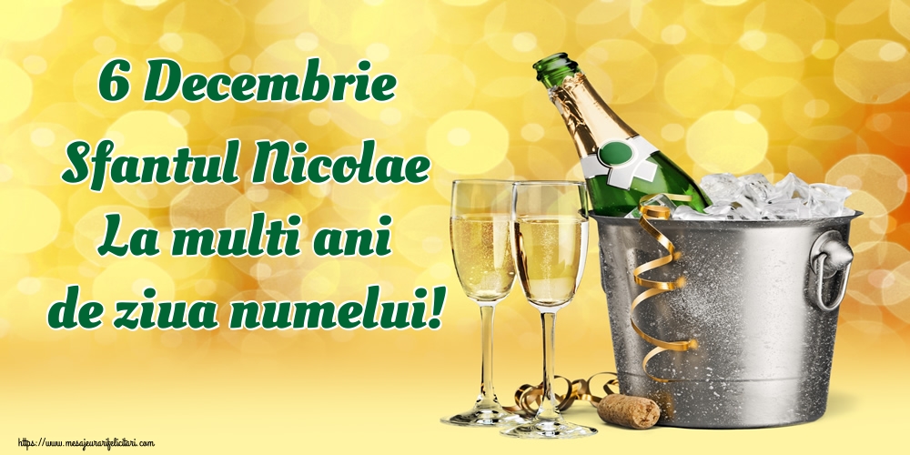 Mos Nicolae 6 Decembrie Sfantul Nicolae La multi ani de ziua numelui!