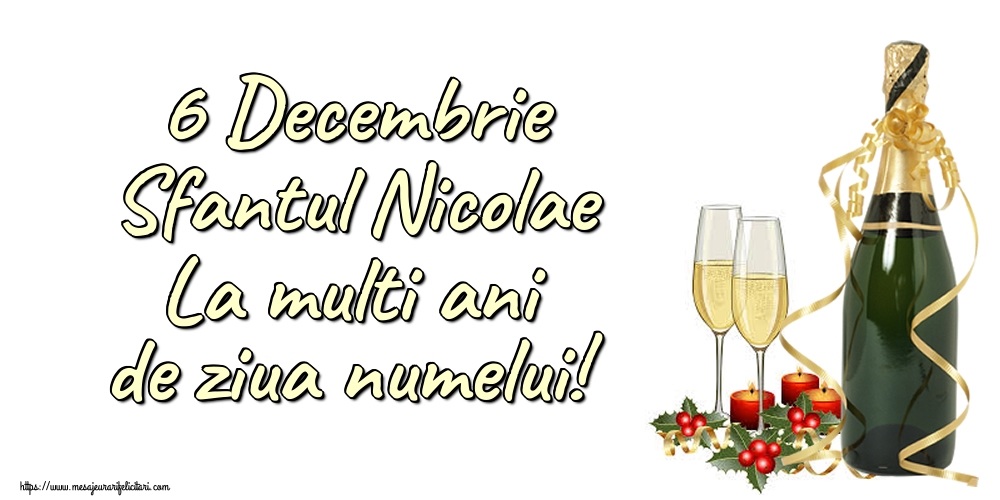 Mos Nicolae 6 Decembrie Sfantul Nicolae La multi ani de ziua numelui!