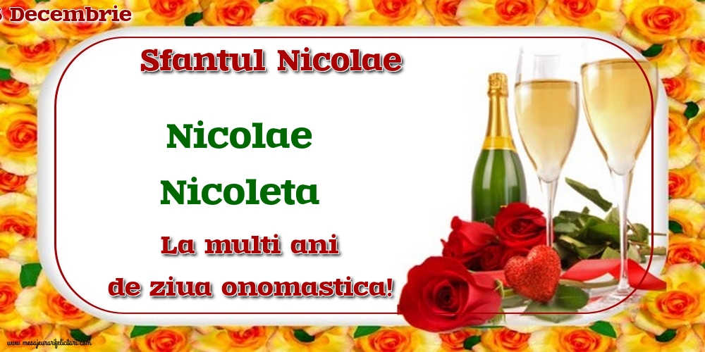 Mos Nicolae 6 Decembrie - Sfantul Nicolae