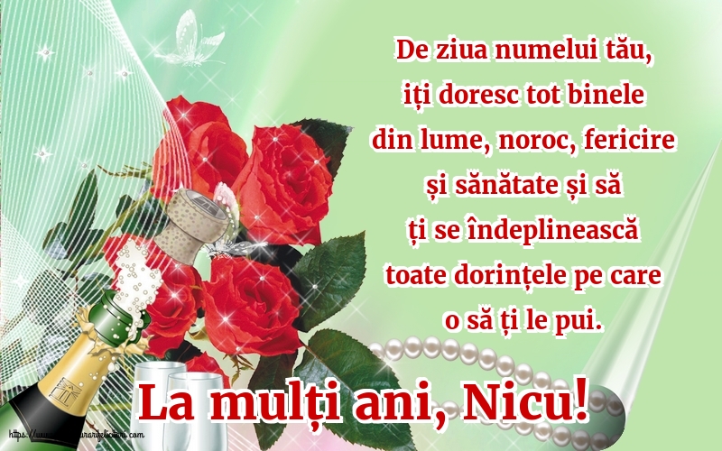 Felicitari de Mos Nicolae - La mulți ani, Nicu! - mesajeurarifelicitari.com