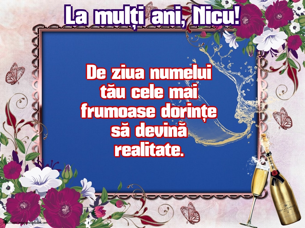 Mos Nicolae La mulți ani, Nicu!