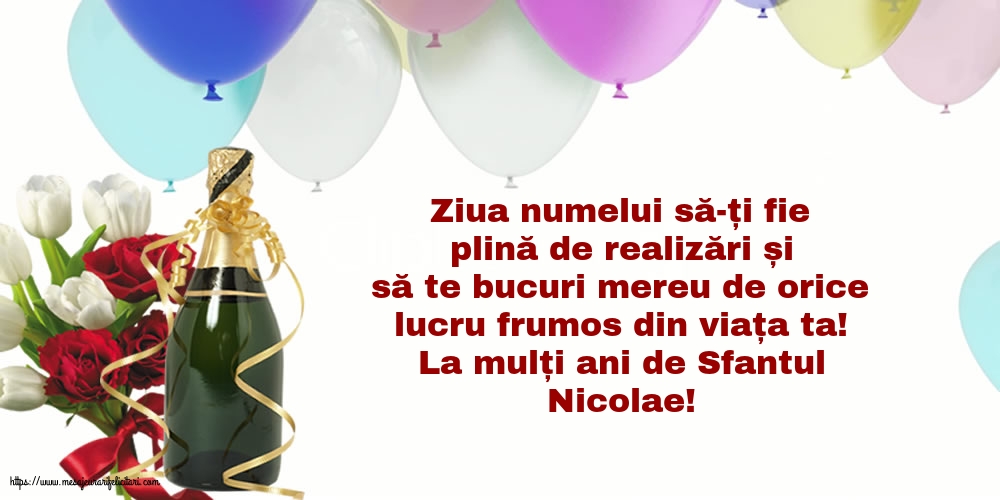 Mos Nicolae La mulți ani de Sfantul Nicolae!