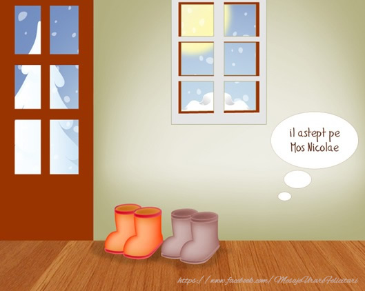 Il astept pe Mos Nicolae