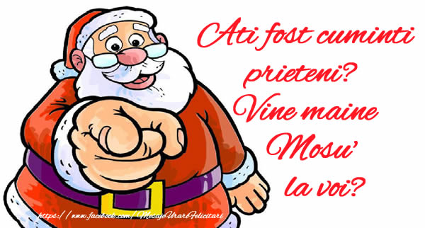 Ati fost cominti prieteni? Vine Mosu la voi?