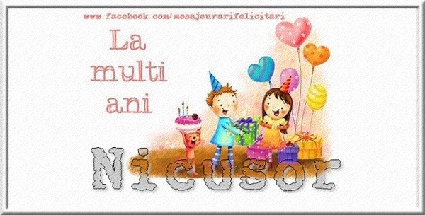 La multi ani Nicusor