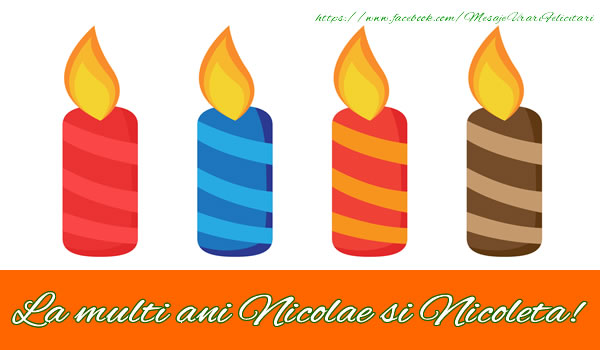La multi ani Nicolae si Nicoleta!