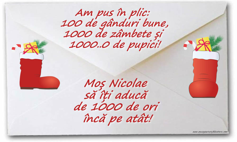 Felicitari de Mos Nicolae - Urare de Moș Nicolae - mesajeurarifelicitari.com