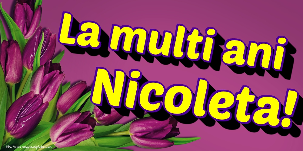Felicitari de Mos Nicolae - La multi ani Nicoleta! - mesajeurarifelicitari.com