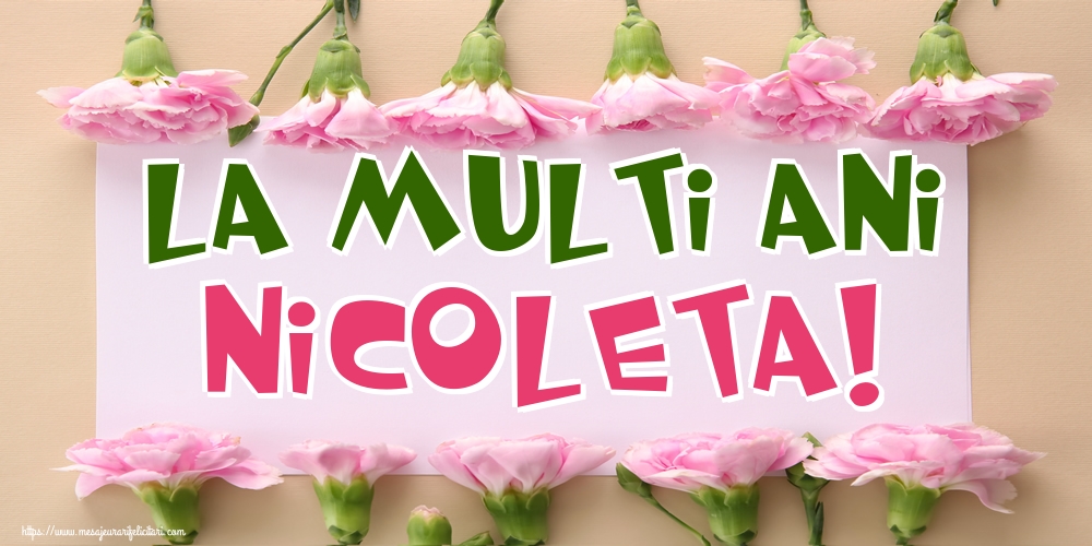 Felicitari de Mos Nicolae - La multi ani Nicoleta! - mesajeurarifelicitari.com