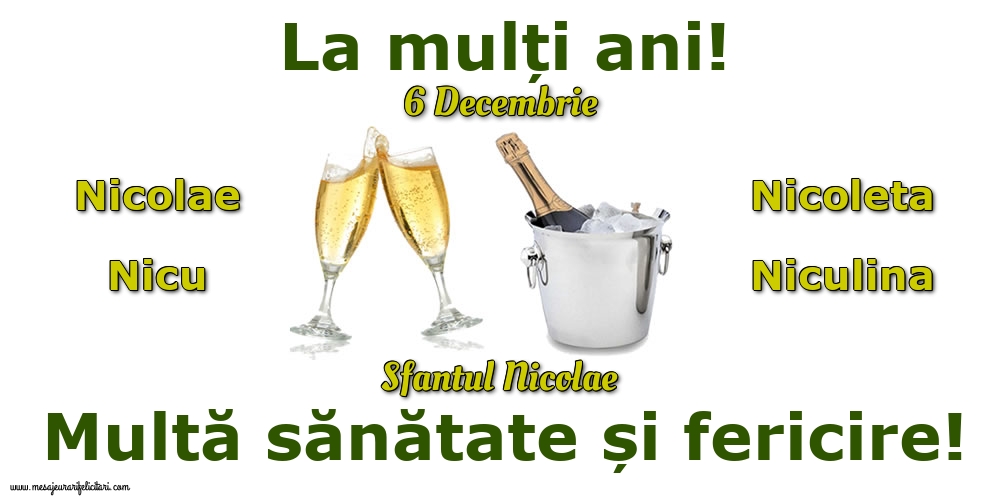 6 Decembrie - Sfantul Nicolae
