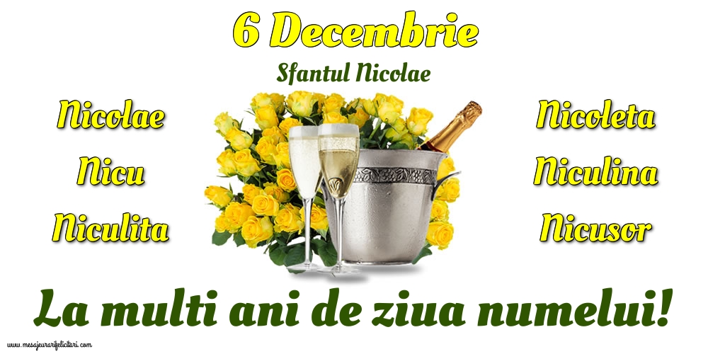 6 Decembrie - Sfantul Nicolae