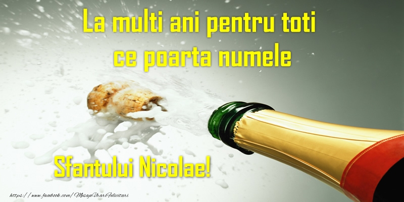 La multi ani pentru toti ce poarta numele Sfantului Nicolae!