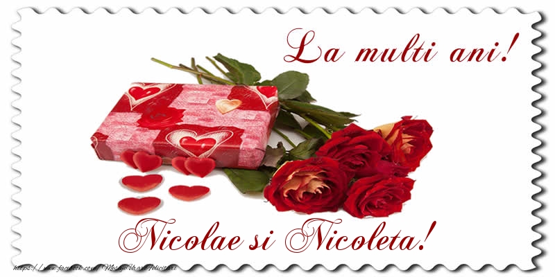 Felicitari de Mos Nicolae - La multi ani! Nicolae si Nicoleta - mesajeurarifelicitari.com