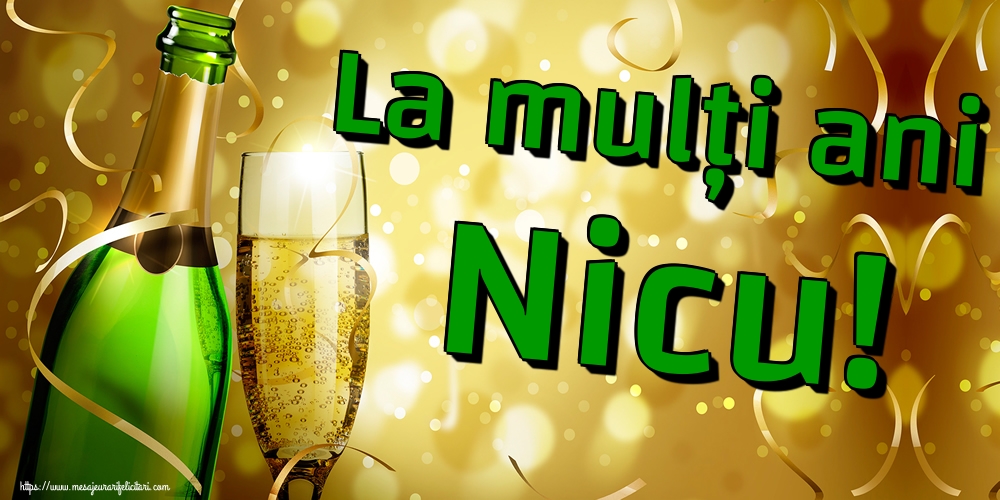Felicitari de Mos Nicolae - La mulți ani Nicu! - mesajeurarifelicitari.com