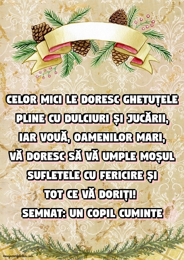 Dorința mea de Mos Nicolae